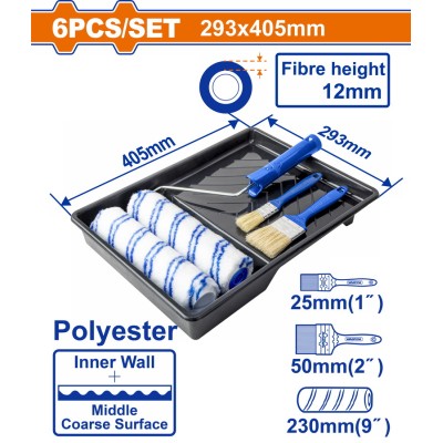 WADFOW ΣΕΤ ΡΟΛΩΝ ΒΑΦΗΣ 6ΤΕΜ...