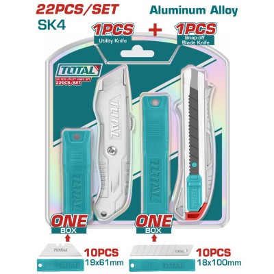 TOTAL ΣΕΤ ΜΑΧΑΙΡΙΑ 2ΤΕΜ +...