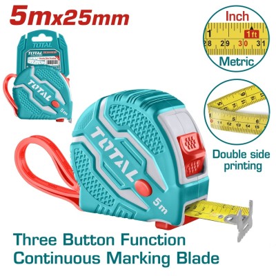 TOTAL ΜΕΤΡΟΤΑΙΝΙΑ 5m X 25mm...